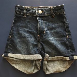 Dark Blue Denim Shorts💛